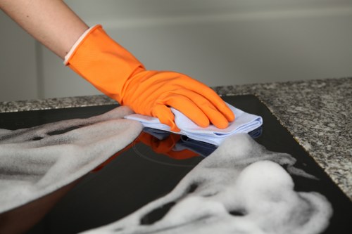 Professional sofa cleaning in a Canary Wharf apartment