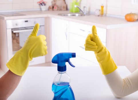 Accessibility features for deep cleaning in Canary Wharf with screen-reader support