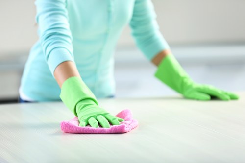 Inspection notes and service checklist for a deep cleaning complaint review