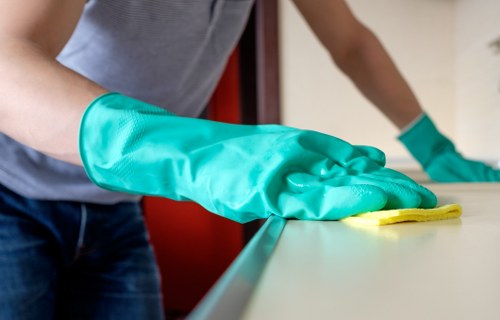 Quality control review for a Canary Wharf deep cleaning service issue