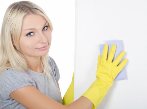Commercial after builders cleaning in a Canary Wharf office setting