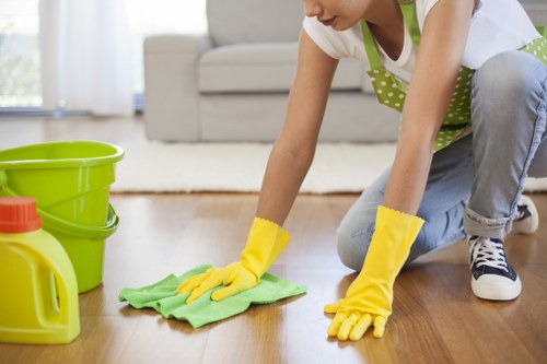 Freshly cleaned carpet in a Canary Wharf residential or commercial space